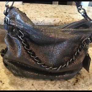Coach Leather Metallic Purse